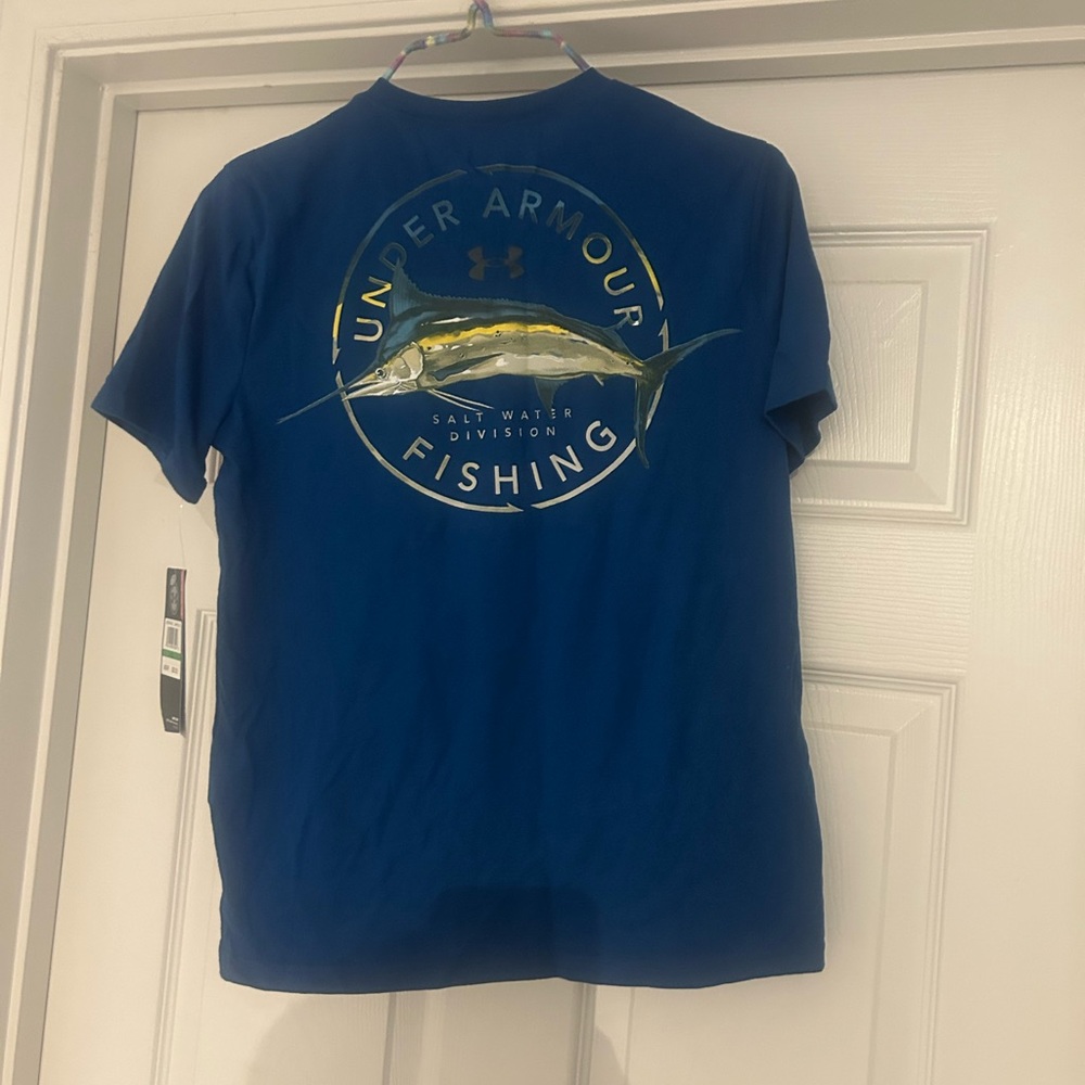 Under Armour Blue Fishing T-Shirt